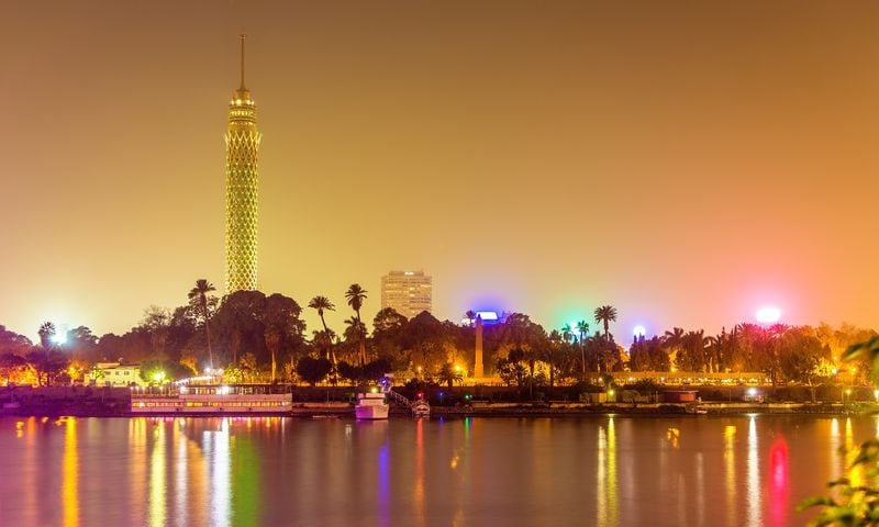 View of the Cairo tower Egypt