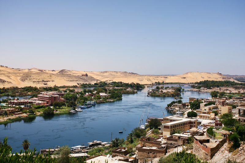 The River Nile in Cairo Egypt