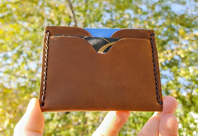 JooJoobs minimalist slim wallet front