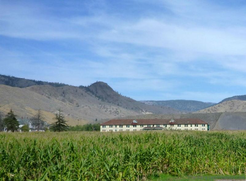 Meadowview dormitory across the corn maze at Tranquille Padova City Kamloops