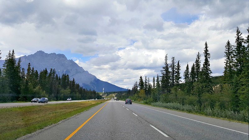 Driving through the Canadian Rockies